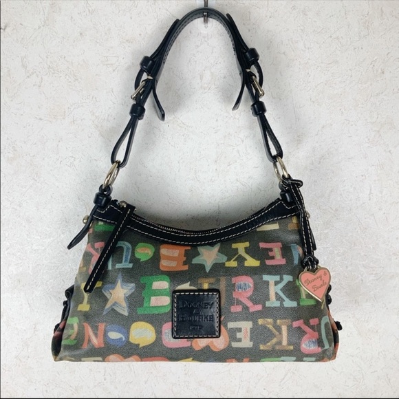 Dooney & Bourke Handbags - 🌸SALE🌸 VTG D&B graffiti doodle rainbow zip purse